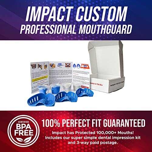 Impact Custom Professional MMA/Boxing/Muay Thai Mouthguard (Black)