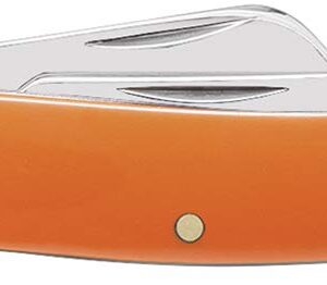 Case WR XX Pocket Knife Orange Synthetic Medium Stockman Item #80509 - (4318 SS) - Length Closed: 3 5/8 Inches