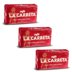 cafe la carreta dark roast espresso coffee 10 oz miami cuban style espresso ground coffee