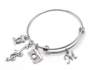 custom design your own charm bracelet expandable bangle personalized jewelry pick your charms