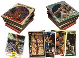 nba basketball card collector box with over 500 cards - grab box lot - warehouse sale!