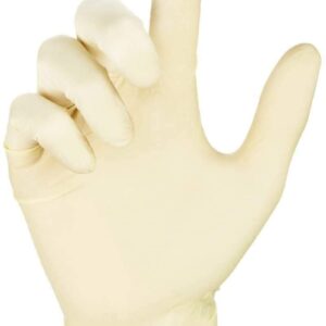 Chef's Star Disposable Powder Free Latex Gloves, 100 Count, Large