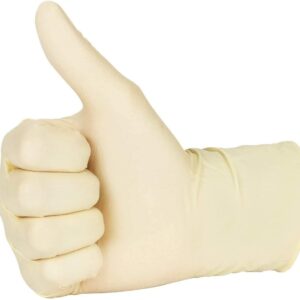 Chef's Star Disposable Powder Free Latex Gloves, 100 Count, Large