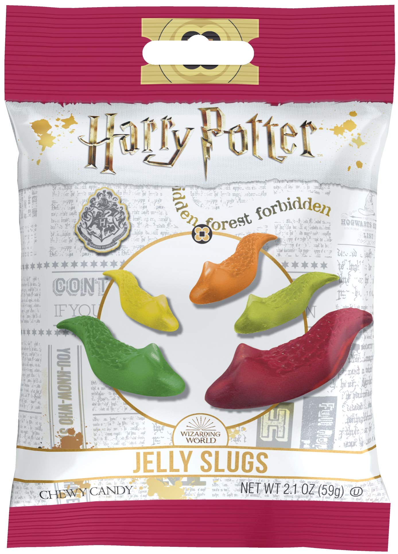 Harry Potter Jelly Gummy Candy Slugs, Bertie Botts Every Flavour Jelly Beans & Chocolate Crispy Frog (Bundle of 3 Items)