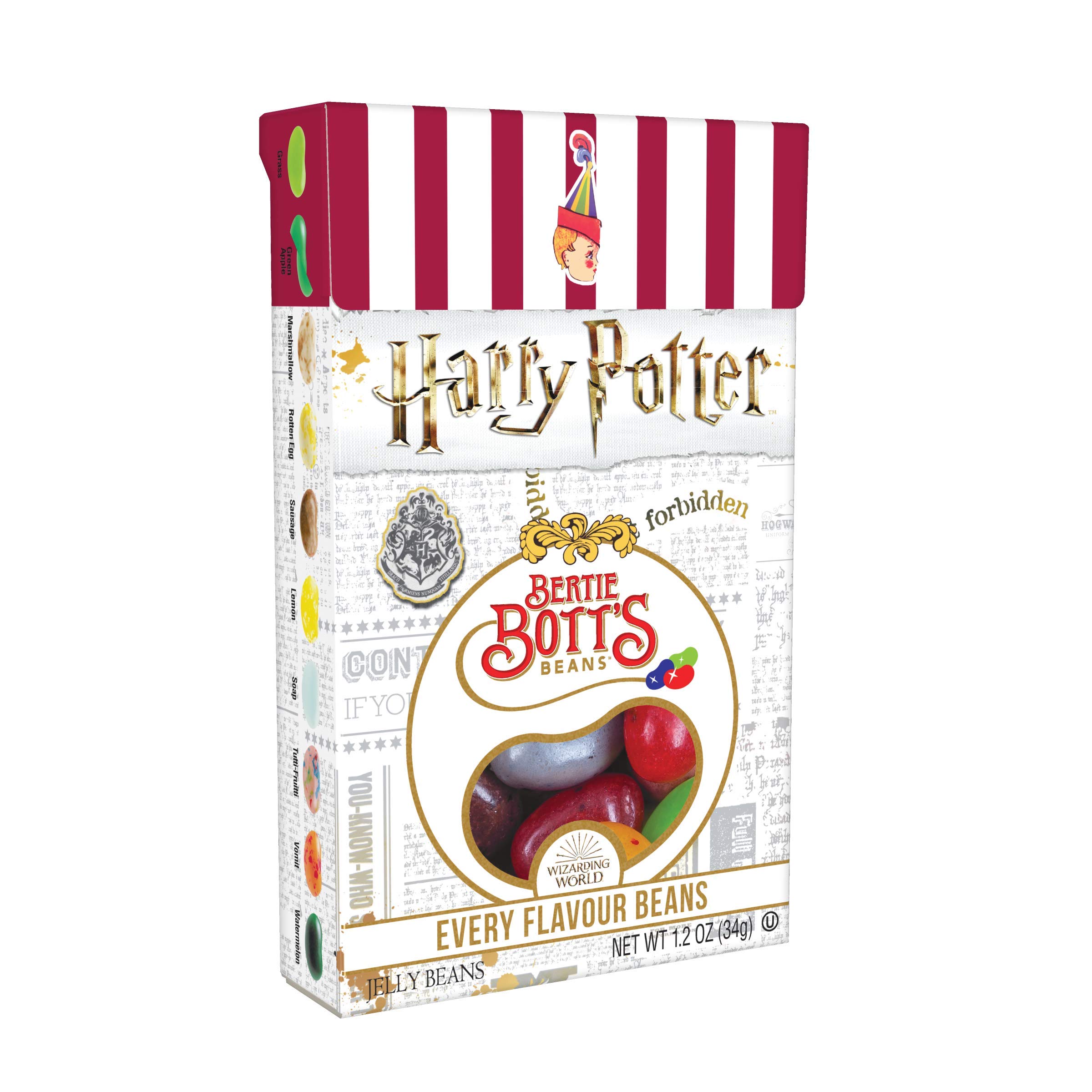 Harry Potter Jelly Gummy Candy Slugs, Bertie Botts Every Flavour Jelly Beans & Chocolate Crispy Frog (Bundle of 3 Items)