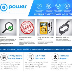 T-Power Charger for Roku 4 Streaming Media Player 4400R 4400X 4K UHD Power Supply AC DC Adapter