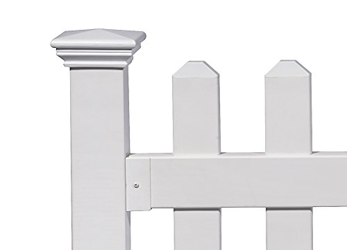 Zippity Outdoor Products ZP19002 No Dig Fence Newport, 36"H x 72"W, White