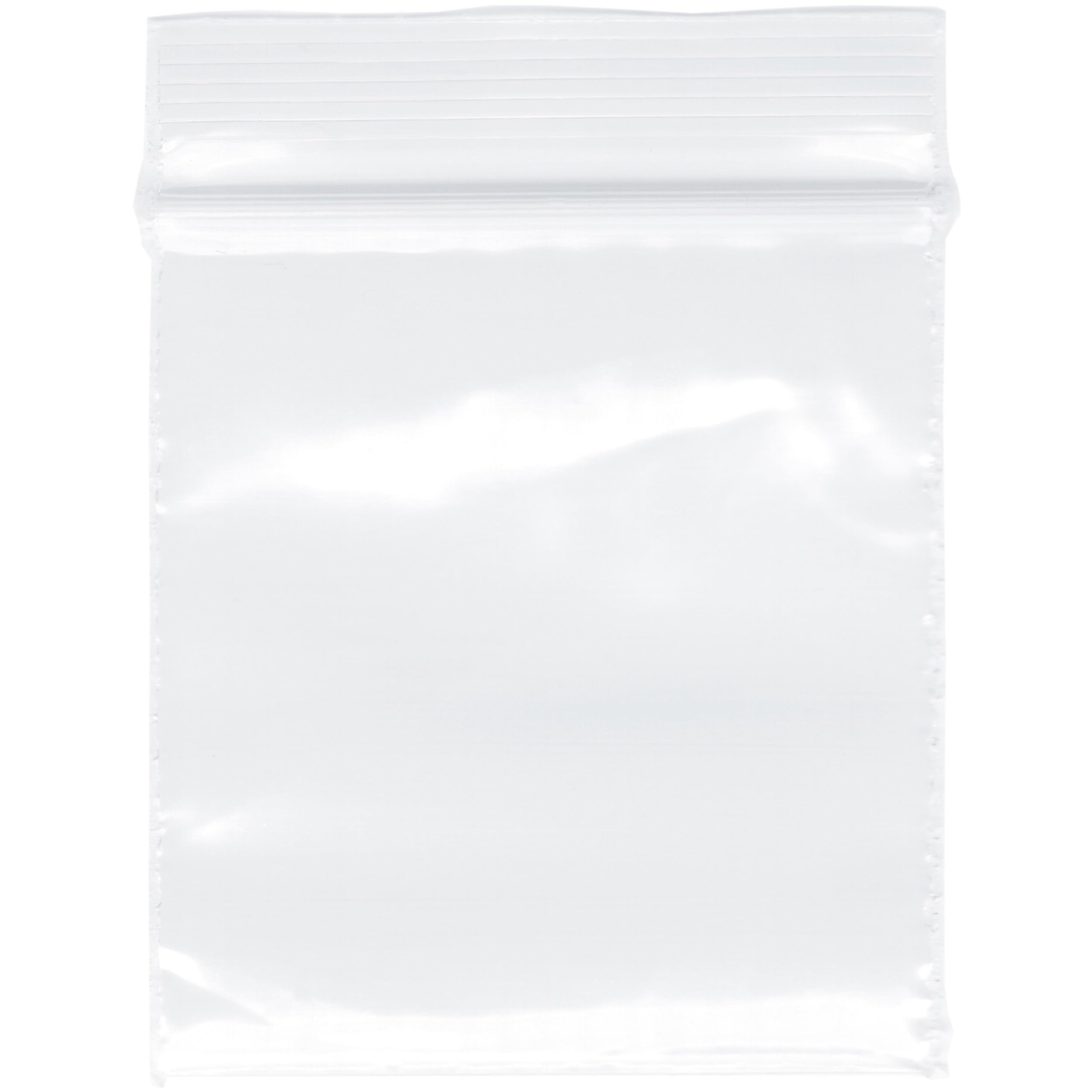 Plymor 1.5" x 1.5" (Case of 1,000), 2 Mil Zipper Reclosable Plastic Bags