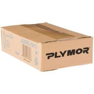 Plymor 1.5" x 1.5" (Case of 1,000), 2 Mil Zipper Reclosable Plastic Bags