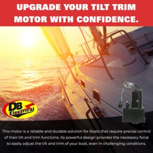 DB Electrical TRM0005 Tilt & Trim Motor Compatible with/Replacement for Mercury Marine 35E 1984-1985, 35EH 1984, 35EL 1984-1985, 35ELH 1984-1985, 35ELO 1986, 35ELPT 1985 67914A2, 76395A2, 10814N