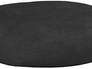 Chill Sack Bean Bags Large Bean Bag, 7-Feet, Charcoal Micro Suede