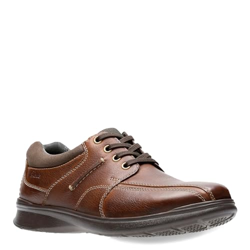 Clarks mens Cotrell Walk Oxford, Tobacco, 10.5 Wide US