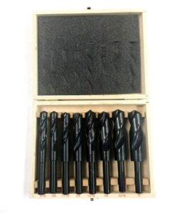 hhip 5000-0010 silver and demming drill set, 9/16" - 1", 8 piece