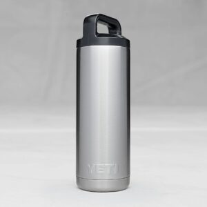 YETI Rambler 18 oz Bottle, Vacuum Insulated, Stainless Steel with TripleHaul Cap, Stainless