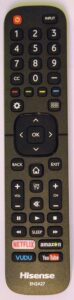 en2a27 new hisense oem hdtv remote control pn: 179430