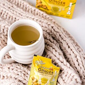 Prince of Peace Instant Lemon Ginger Honey Crystals, 2 Pack of 30 Sachets – Instant Hot or Cold Beverage – Easy to Brew Ginger and Honey Crystals