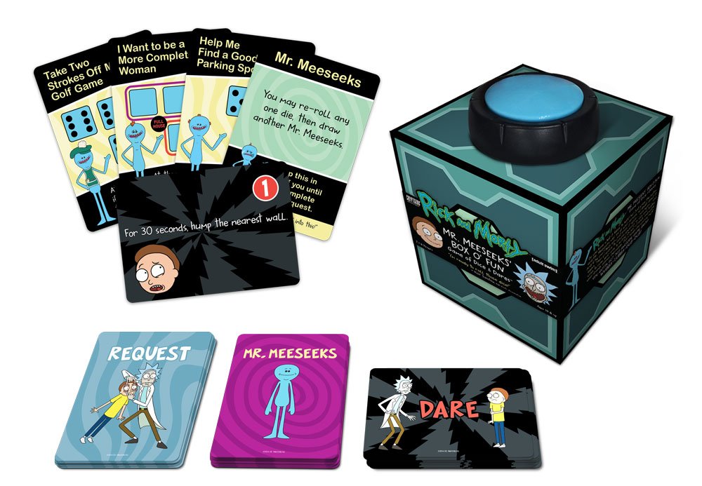 Cryptozoic Entertainment Mr. Meeseeks' Box O' Fun The Rick and Morty Dice Dares Game