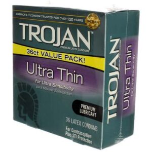 Trojan Ultra Thin Condom 36ct (2 Pack)