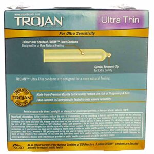 Trojan Ultra Thin Condom 36ct (2 Pack)