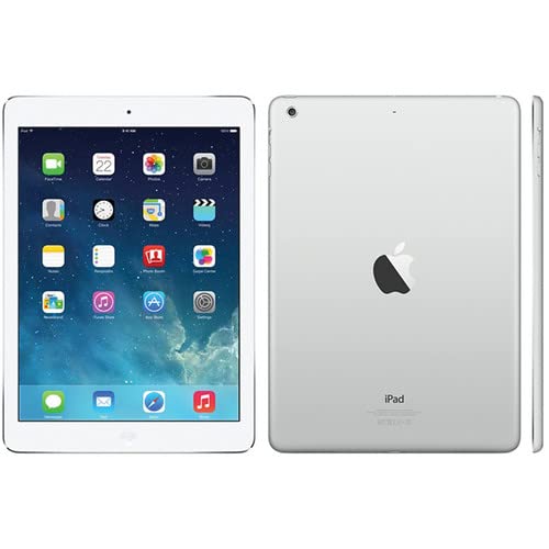 Apple iPad Air 16GB Silver Wi-Fi A1474 (Renewed)