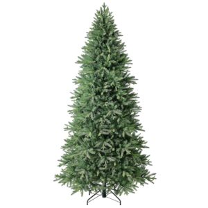 Evergreen Classics 9 ft Pre-Lit Colorado Spruce Artificial Christmas Tree, Warm White LED Lights