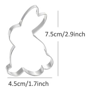 WJSYSHOP Rabbit Shape Cookie Cutter