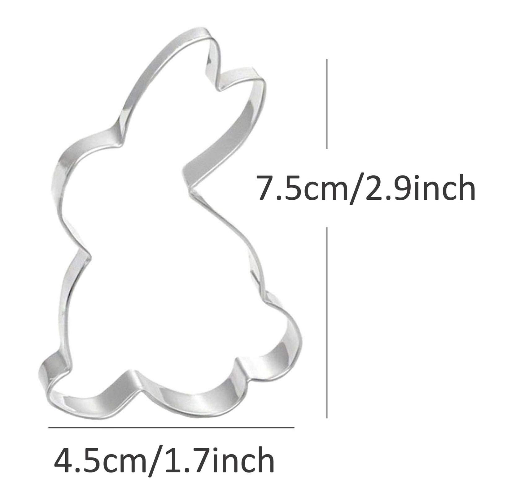 WJSYSHOP Rabbit Shape Cookie Cutter