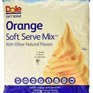 Dole Soft Serve Mix, Orange, 4.40 Pound