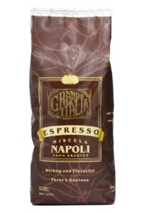 grande italia espresso; small batch artisan roasted miscela napoli, 2 lbs. bag