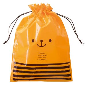 ヘッズ(heads) cdb-2ns gift bag, drawstring bag, bear, orange-m (20 pieces)