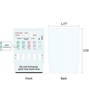 Easy@Home 10 Panel Instant Drug Test Kits - Testing Marijuana (THC), Opiate(OPI 2000), Cocaine(COC), AMP, BAR, BZO, MDMA, MET, MTD, PCP - Urine Dip Drug Testing -#EDOAP-3104-2 Pack