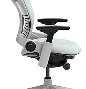 Steelcase Leap Chair with Platinum Base & Hard Floor Caster, Alpine