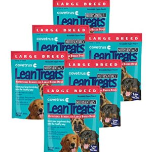 Covetrus Nutrisential Lean Treats for Large Dogs - Soft Dog Treats for Large Dogs - Nutritional Low Fat Bite Size K9 Treats - Chicken Flavor - 10oz - 6 Pack