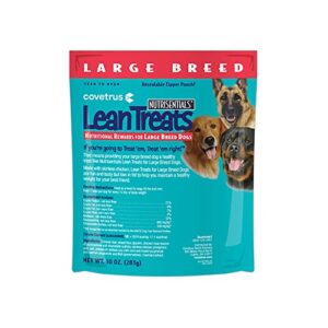 Covetrus Nutrisential Lean Treats for Large Dogs - Soft Dog Treats for Large Dogs - Nutritional Low Fat Bite Size K9 Treats - Chicken Flavor - 10oz - 6 Pack