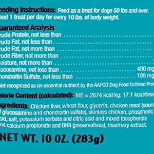 Covetrus Nutrisential Lean Treats for Large Dogs - Soft Dog Treats for Large Dogs - Nutritional Low Fat Bite Size K9 Treats - Chicken Flavor - 10oz - 6 Pack