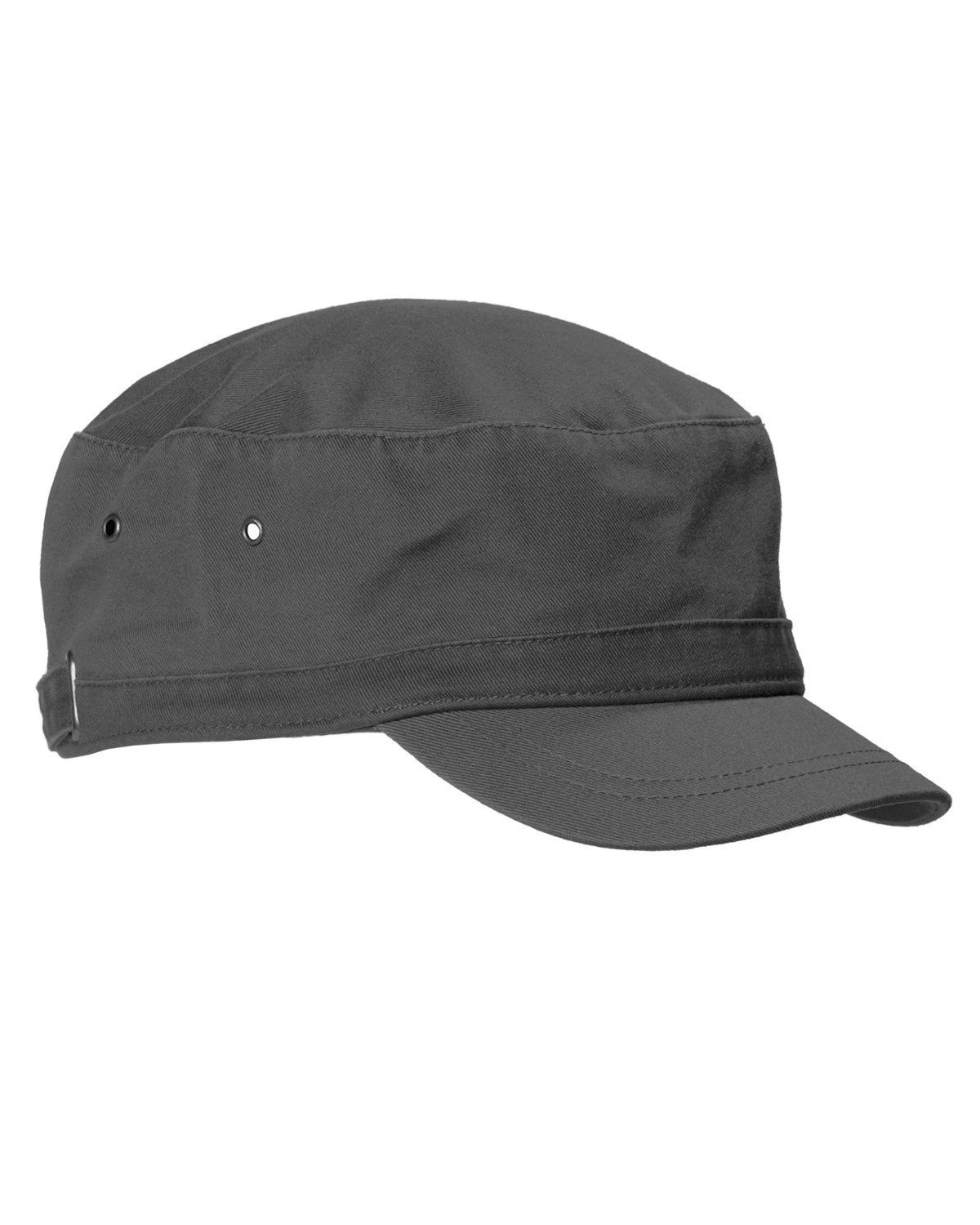 Big Accessories Bagedge Short Bill Cadet Cap, CHARCOAL, One Size