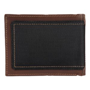 Carhartt Men's Rugged Leather Triple Stitch Wallet, Available in Multiple Styles, Brown (Passcase), One Size