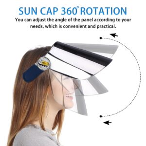 WAYCOM Sun Cap, Sun Visor Hat - UV Protection Hat -Premium UPF 50+ Hat for Hiking, Golf, Tennis, Outdoors