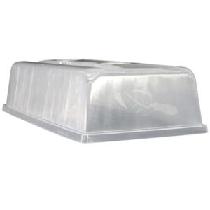 humidity dome 6" tall extra strength, 5 pack, propagation seed cloning lid vented for 1020 tray seed starting germination