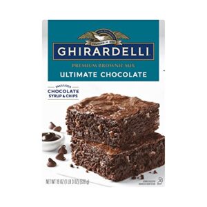 ghirardelli ultimate chocolate premium brownie mix, 19 oz