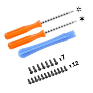 extremerate open shell tools torx t8h t6 screwdrivers original screws for install repair mod clean for xbox series x/s, xbox elite series 2 core, xbox one s/x, xbox one, xbox 360 controller