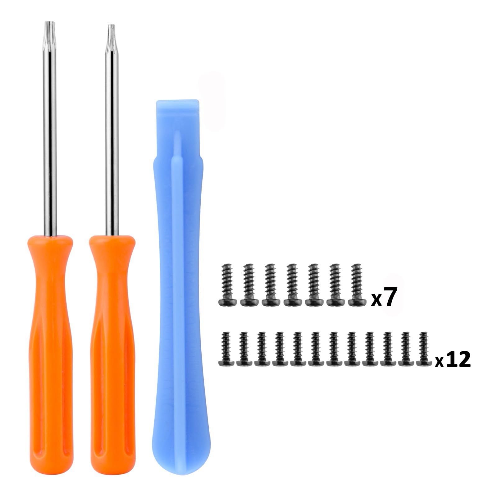 eXtremeRate Open Shell Tools Torx T8H T6 Screwdrivers Original Screws for Install Repair Mod Clean for Xbox Series X/S, Xbox Elite Series 2 Core, Xbox One S/X, Xbox One, Xbox 360 Controller