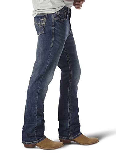 Wrangler mens 20x No. 42 Vintage Boot Cut Jeans, Midland, 34W x 30L US