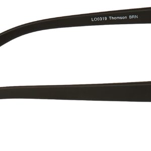 Foster Grant Thomson Reading Glasses, Brown/Transparent, 59 mm