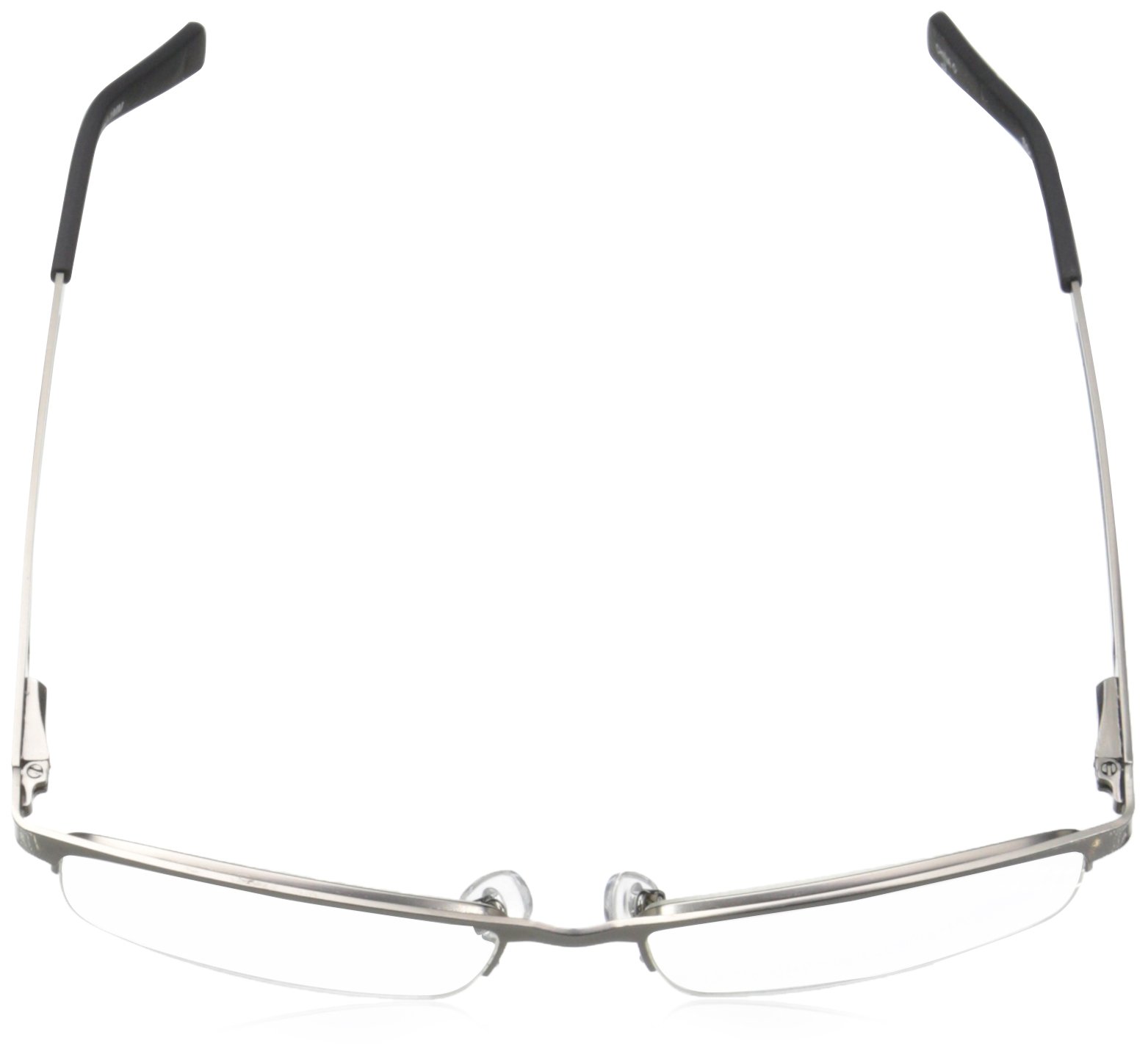 Foster Grant Lamar Reading Glasses, Gunmetal/Transparent, 59 mm