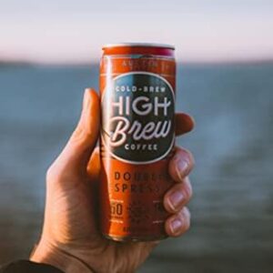 High Brew Coffee, Cold Brew, Double Espresso, 8 Fl Oz Can (Pack of 12) - Packaging May Vary