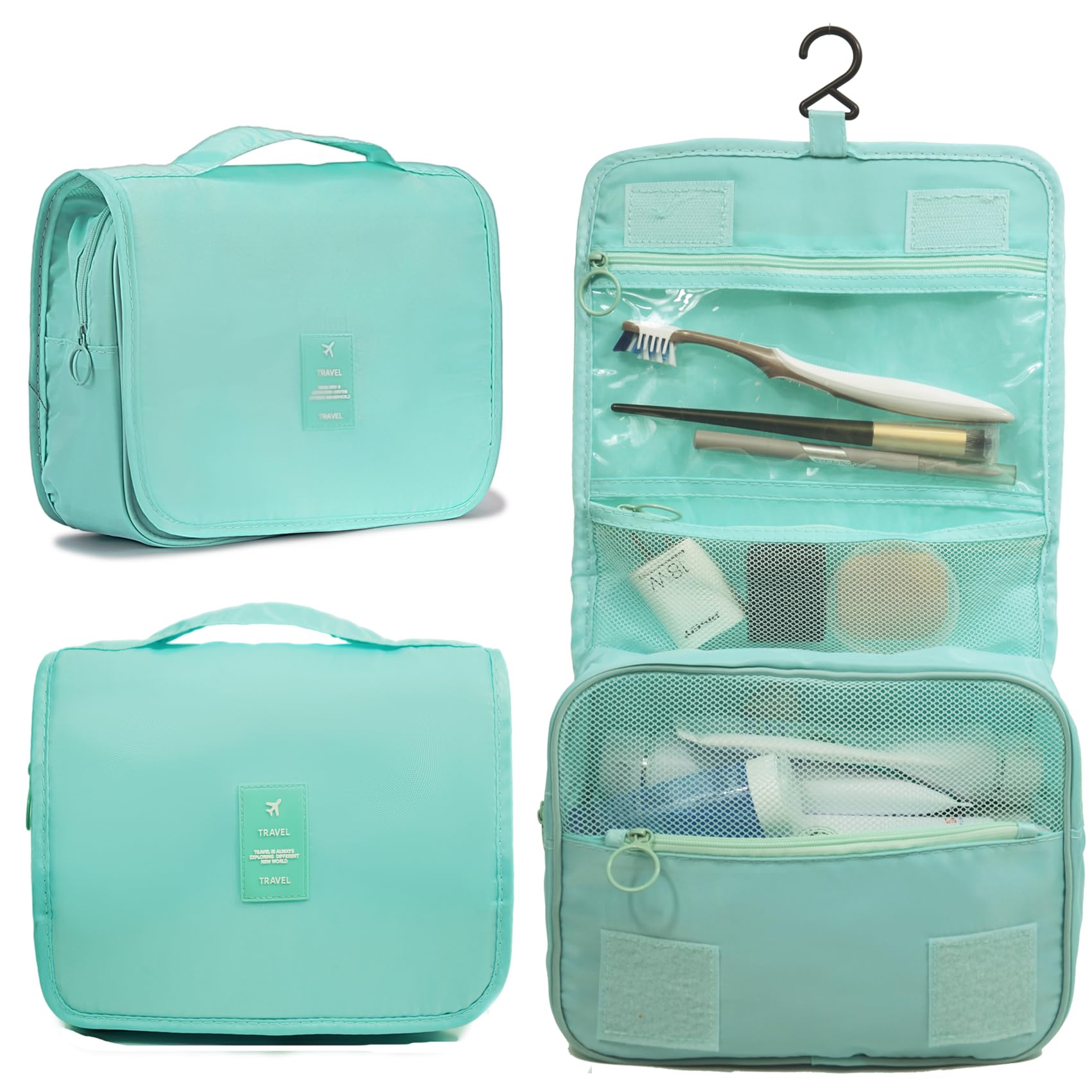 L&FY Multifunction Portable Travel Toiletry Bag Cosmetic Makeup Pouch Toiletry Case Wash Organizer