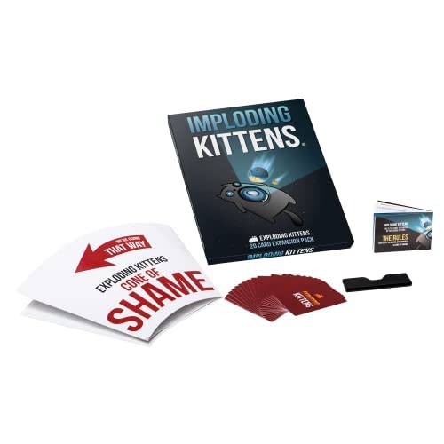 Imploding Kittens Expansion Set - Easy Family-Friendly Party Games - Card Games for Adults, Teens & Kids - 20 Card Add-on