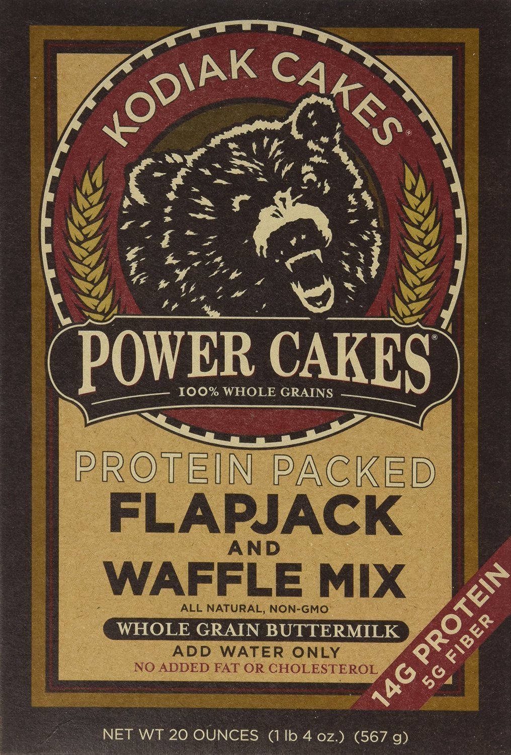 Kodiak Cakes Power Cakes Flapjack and Waffle Mix 20 oz - 2 Pack