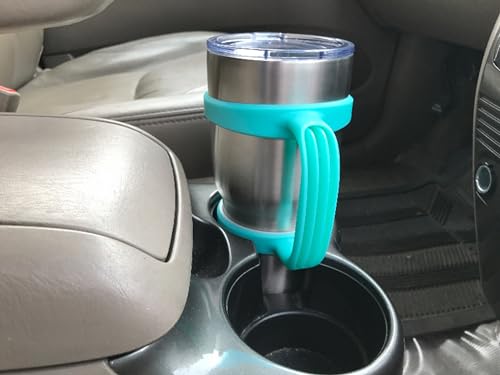 STRATA CUPS 30oz Tumbler Handle (Teal) Available For 30oz YETI Tumbler, OZARK TRAIL Tumbler, Rambler Tumbler - BPA FREE